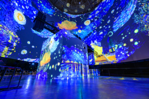 Immersive Show zeigt Van Goghs Gemälde „Sternennacht über der Rhône“